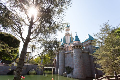 Anaheim photoshoot at Disneyland Main Street & the Castle