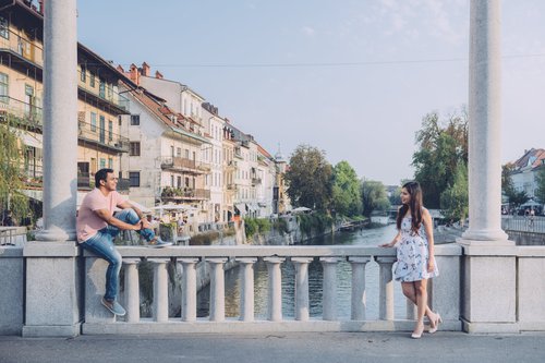 Ljubljana photoshoot at Old Town