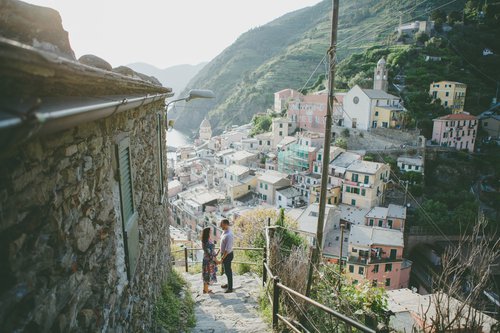 Cinque Terre photoshoot at Vernazza