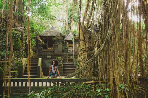 Bali photoshoot at Ubud Monkey Forest