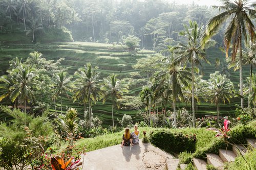Bali photoshoot at Tegalalang Rice Fields of Ubud