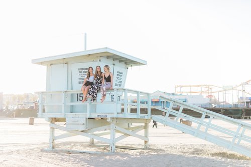 Los Angeles photoshoot at Santa Monica Pier & Beach