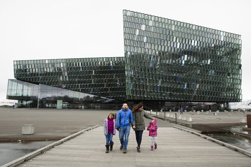 Reykjavik photoshoot at Harpa