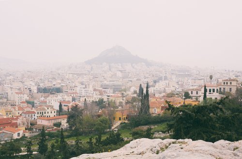 Athens photoshoot at Views of the Acropolis and the streets of Athens