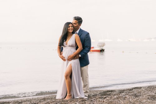 Amalfi Coast babymoon photoshoot at Positano Village