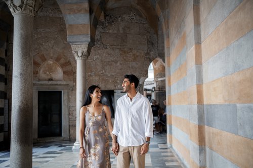 Amalfi Coast honeymoon photoshoot at Amalfi Village