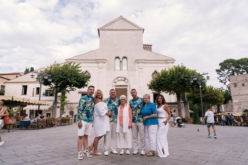 Amalfi Coast birthday photoshoot at Ravello Village