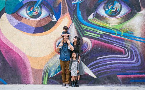 Anaheim photoshoot at Santa Ana