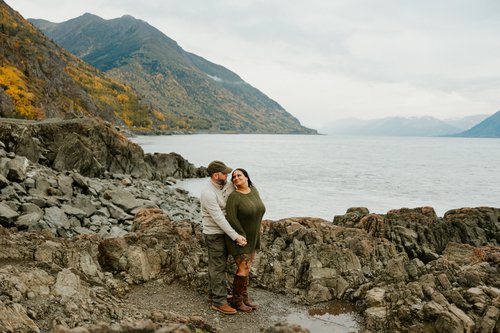 Anchorage photoshoot at Beluga Point