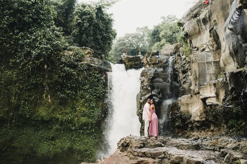 Bali photoshoot at Blangsinga Waterfall