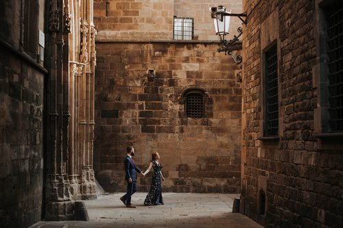 Barcelona photoshoot at The Gothic Quarter