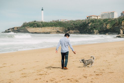 Biarritz photoshoot at Plage Miramar