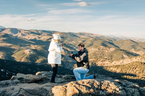 Boulder photoshoot at Lost Gulch Lookout