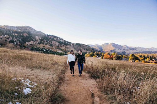 Boulder photoshoot at Chautauqua Park