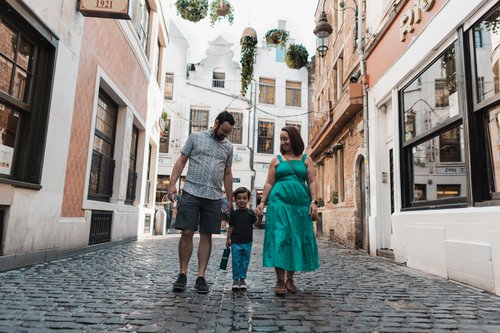 Brussels photoshoot at La Rue des Bouchers