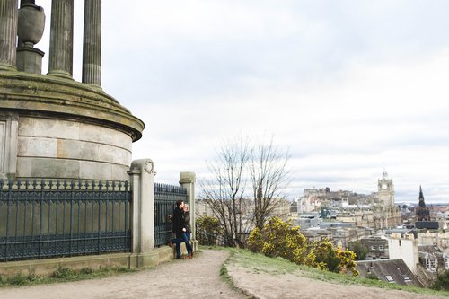 Edinburgh photoshoot at Calton Hill