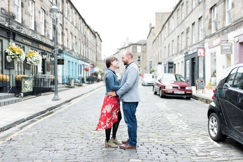 Edinburgh photoshoot at West End