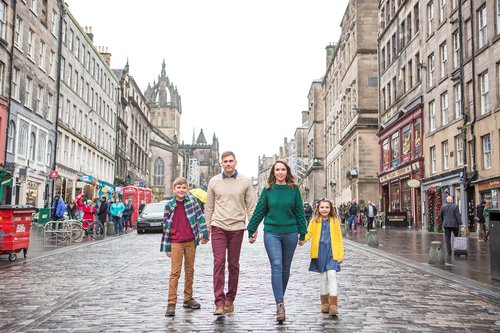 Edinburgh photoshoot at The Royal Mile