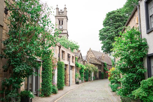 Edinburgh photoshoot at Circus Lane and St Stephen Street