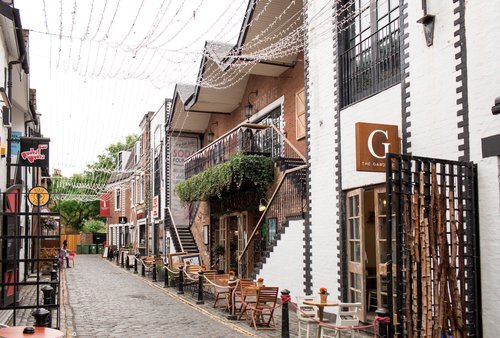 Glasgow photoshoot at Ashton Lane