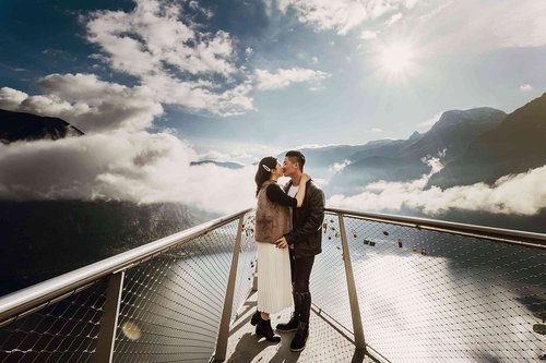 Hallstatt photoshoot at Welterbeblick