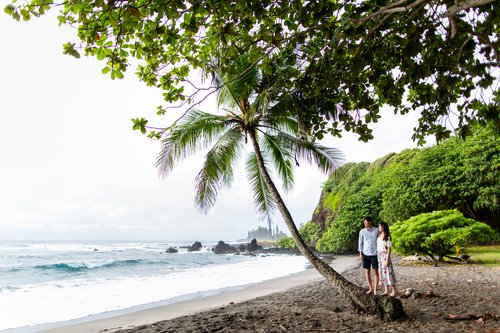 Hana photoshoot at Hamoa Beach