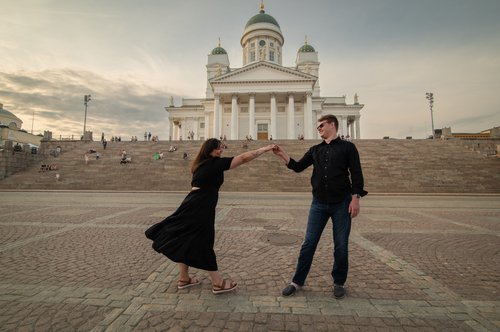 Helsinki photoshoot at Senate & Market Square