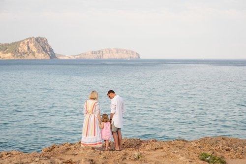 Ibiza photoshoot at Cala Nova