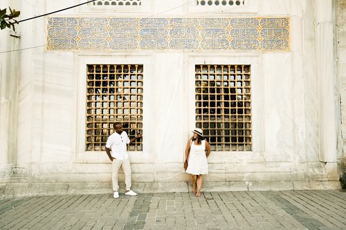 Istanbul photoshoot at Hagia Sophia & the Blue Mosque