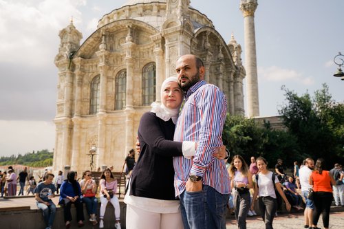 Istanbul photoshoot at Ortaköy Square