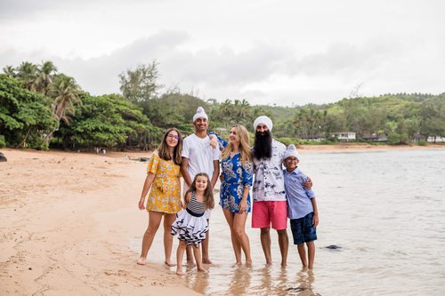 Kauai photoshoot at Moloa'a Bay