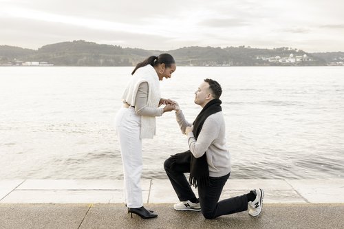Lisbon proposal photoshoot at Belem Tower and Gardens