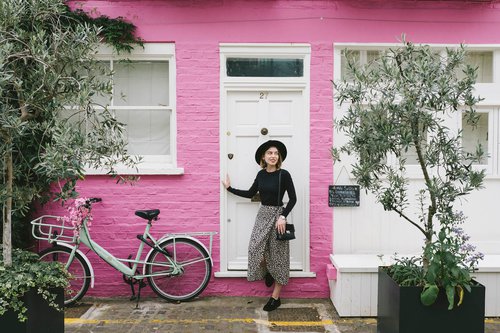 London photoshoot at Notting Hill