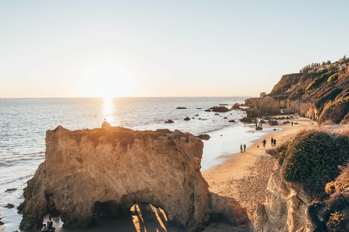 Los Angeles photoshoot at El Matador Beach
