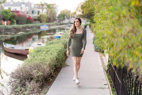 Los Angeles photoshoot at Venice Canals