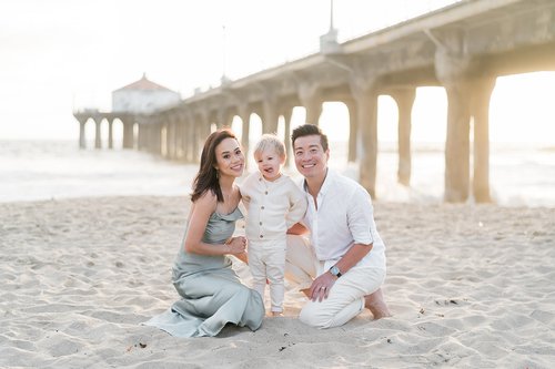 Los Angeles photoshoot at Manhattan Beach Pier