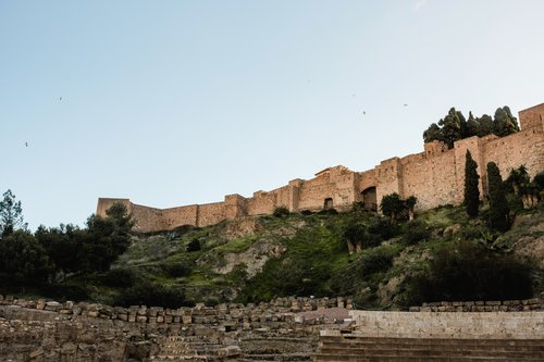 Málaga photoshoot at Gibralfaro and Alcazaba