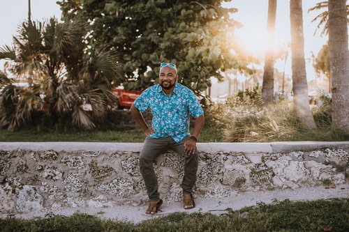 Miami birthday photoshoot at Indian Beach Park