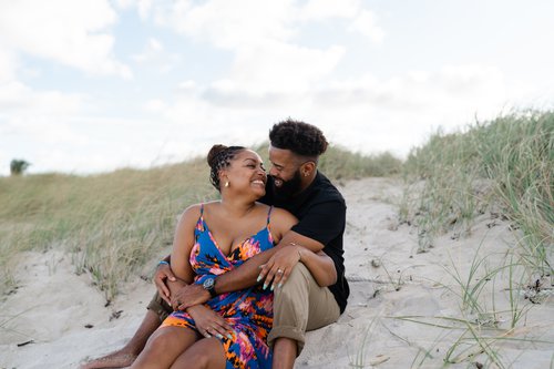 Miami anniversary photoshoot at South Pointe Park & Beach