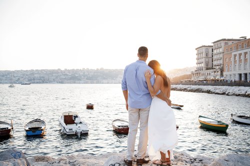 Naples, Italy photoshoot at Ovo Castle & Naples Seafront