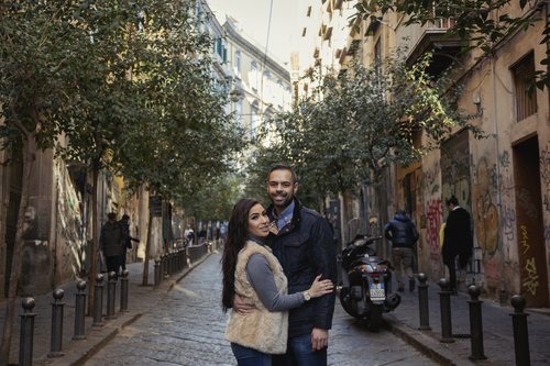 Naples, Italy photoshoot at Piazza San Domenico Maggiore & the Streets of Naples