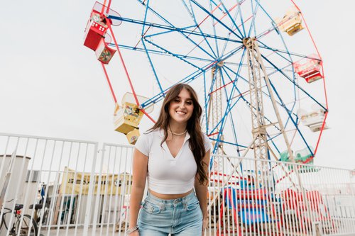 Newport Beach photoshoot at Balboa Fun Zone