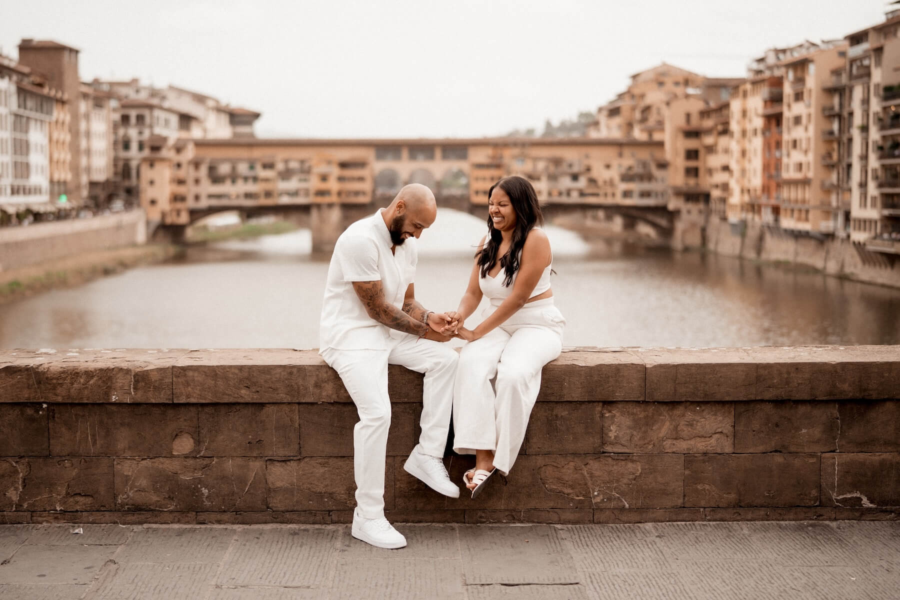 Happy Couple in Florence