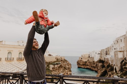 Polignano a Mare photoshoot at Polignano a Mare Village