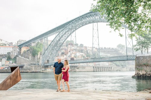 Porto photoshoot at Dom Luis Bridge