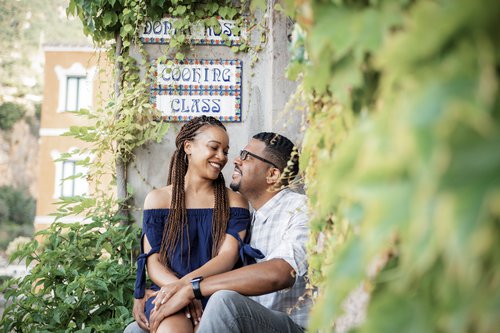 Positano couples trip photoshoot at Positano Village