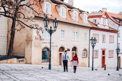 Prague photoshoot at Old Town & Vltava River