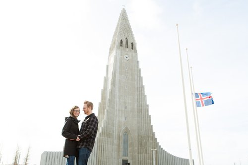 Reykjavik photoshoot at Hallgrímskirkja