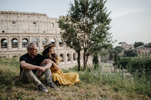 Rome birthday photoshoot at The Roman Forum