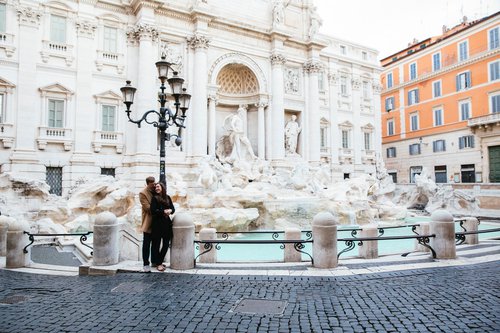Rome photoshoot at Trevi Fountain and The Pantheon